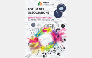 News 002 : Forum des associations le 04/09/2021 et Pass Sanitaire