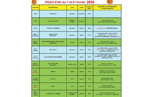 News 23 : planning des matchs des 07 et 08/02/2026