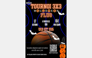 Tournoi d'Halloween Fluo 3 x 3